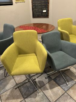 Swivel Retro Dining Chairs