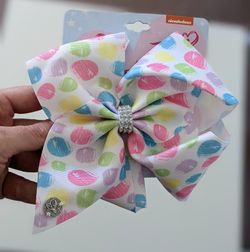 Brand New JoJo Siwa Signature Big Hair Bow EASTER Eggs Basket 