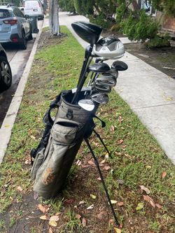 LH Golf bag and Clubs starter set