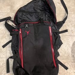 Jordan Jumpman Top Loader Backpack, Black Gym Red 658401-010
