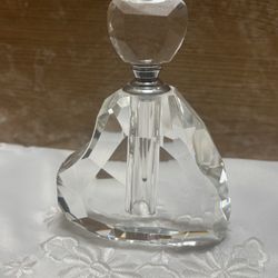 Oleg Cassini Crystal Perfume Bottle 