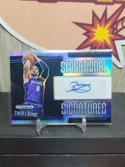 2024-25 Prizm Black Zach Lavine Auto SS-ZCH