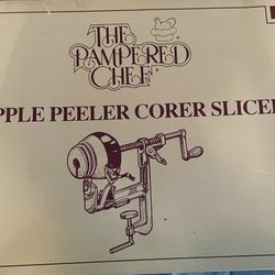 Pampered Chef Apple Peeler Corer Set