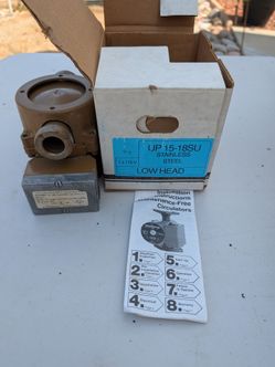 Grundfos UP 15-18SU Stainless Steel Circulator Pump