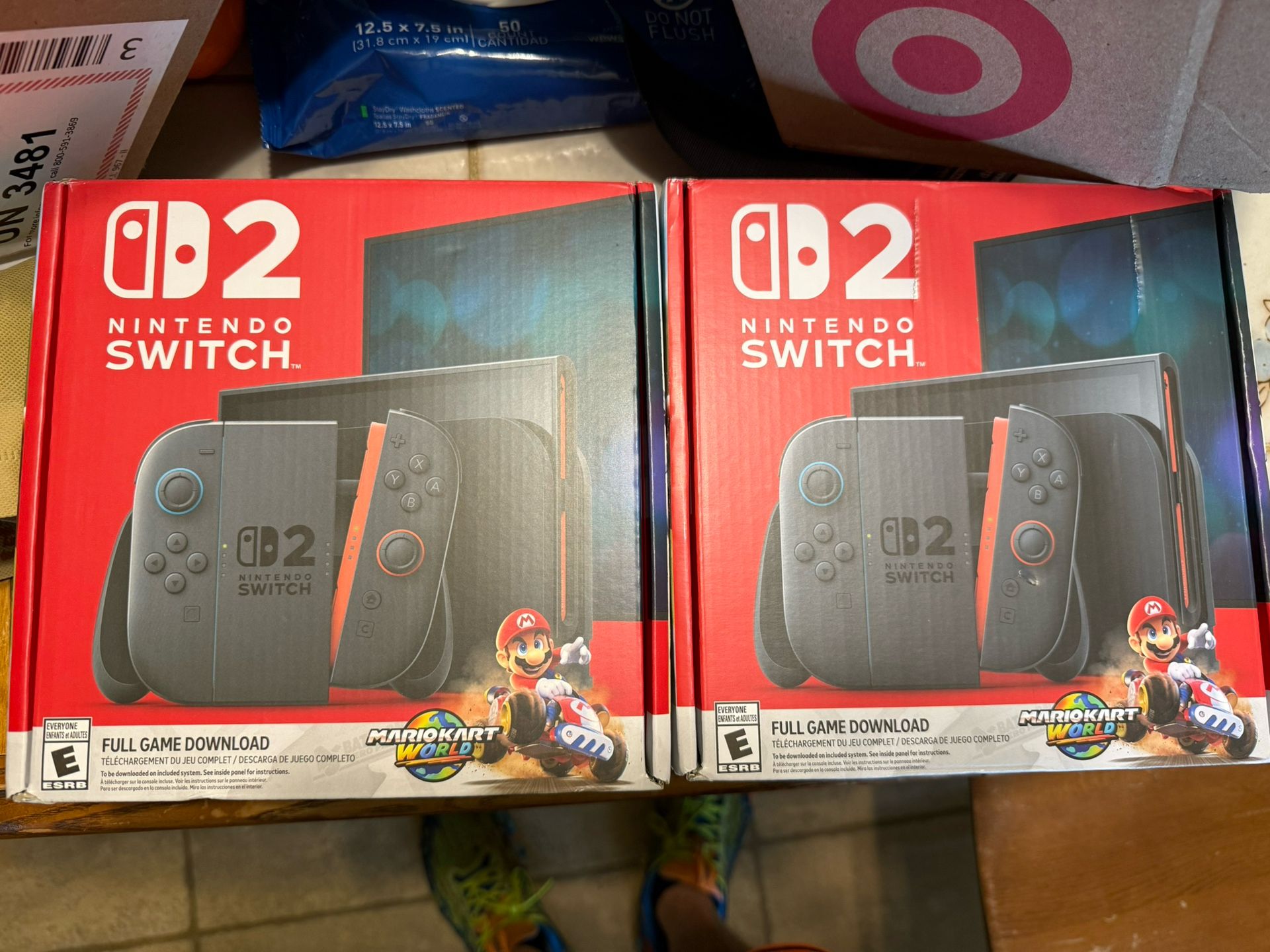 New Sealed Nintendo Switch 2 + Mario Kart World 