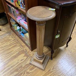 Vintage Wood Plant Stand