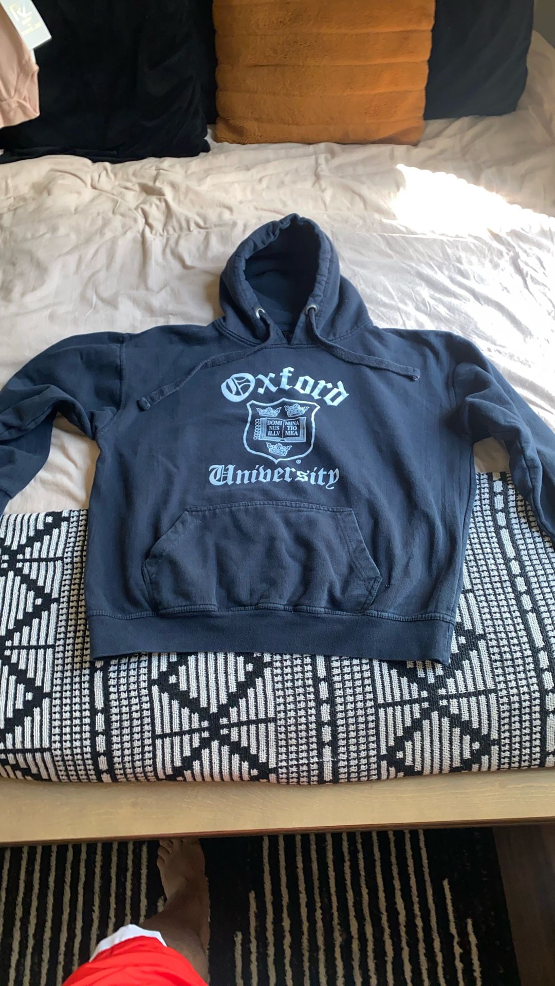 OXFORD UNIVERSITY BLACK HOODIE