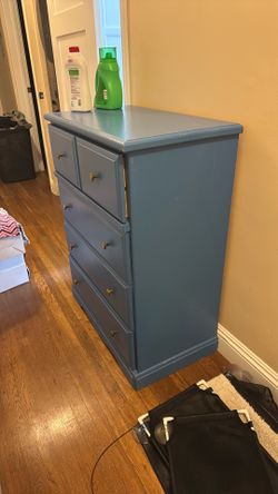 Blue dresser