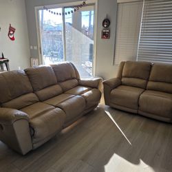 Leather Reclining Couches 