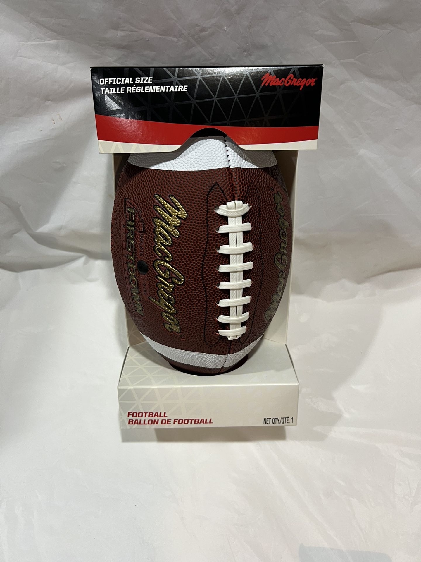 BRAND NEW - REGENT MACGREGOR FIRST DOWN FOOTBALL OFFICAL SIZE