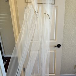 Vail / Cape, Detachable For Wedding Dress