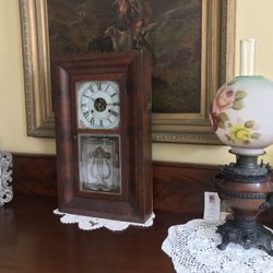 Seth Thomas 8 Day Mantle Key Wind Clock