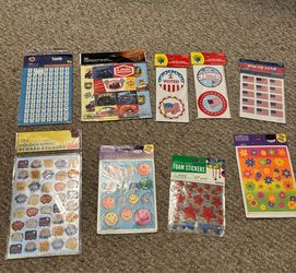 1000’s new stickers in original packaging-misc- Teacher, student, reward, parents