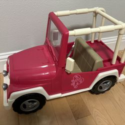 Our Generation Doll Jeep