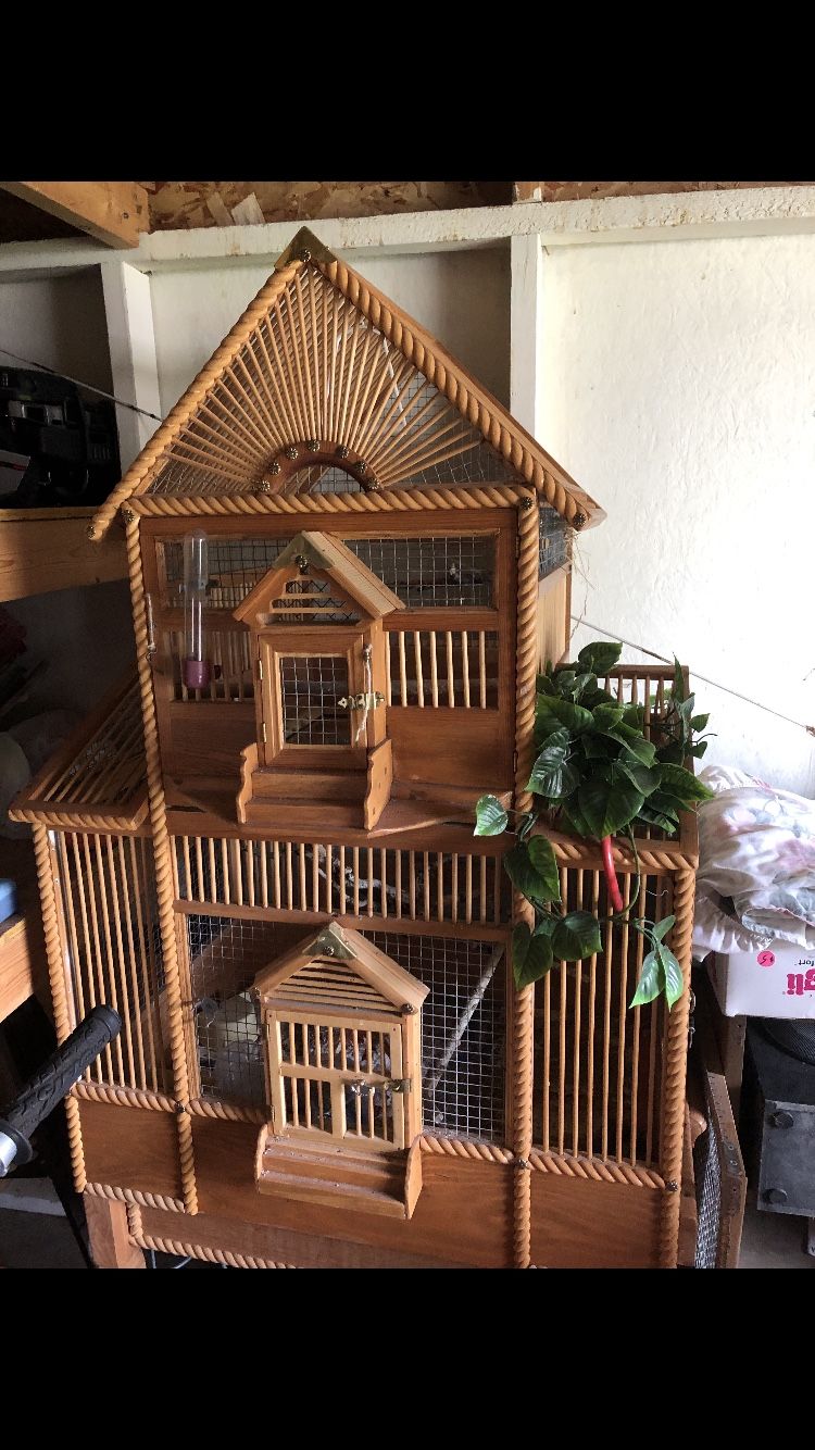 Handcrafted vintage Beautiful bird cage