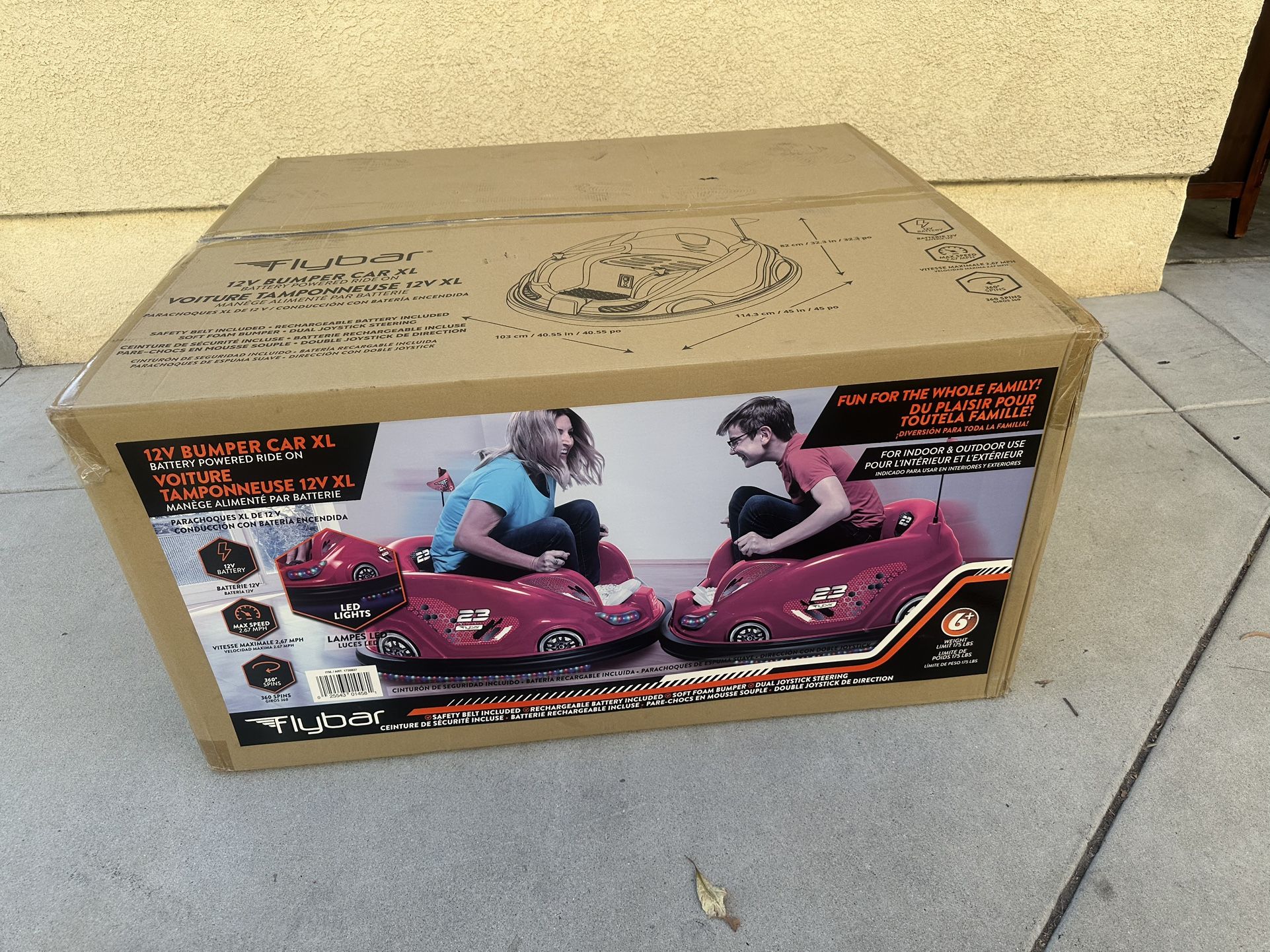 Bumping cars, quantity one excellent condition you never has been opened