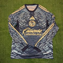 Club America Jersey 25/26 America Away Jersey Long Sleeve 