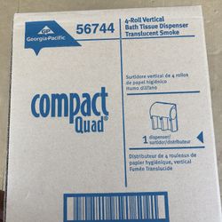 Brand New 4 Roll Vertical Tissue Dispenser 