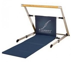 Fluidity Barre Fitness Exercise Yoga Portable Ballet Bar + Mat