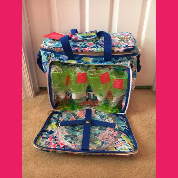 Lilly Pulitzer Beach Picnic Cooler 🌴😎🌞