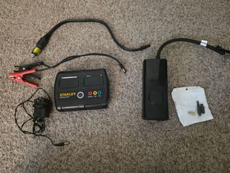 Stanley jump starter & universal air compressor