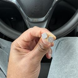 10k Diamond Earrings