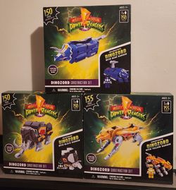 3 Power Rangers Construction Set