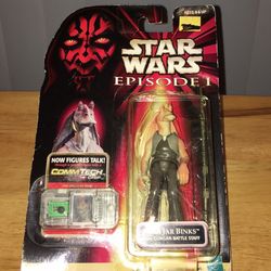 1998 Hasbro Star Wars Jar Jar Binks Comm Tech Chip