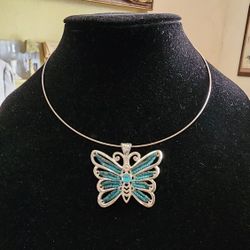 Fancy Butterfly Necklace