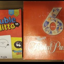 2 BOARD GAMES TRIVIAL PURSUIT 6 AND DOUBLE DITTO
