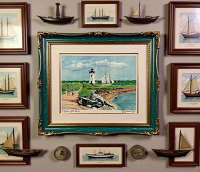 Martha’s Vineyard Edgartown Lighthouse Numbered & Signed? Robert Kennedy Signs And Numbered /MAKE AN OFFER!!!