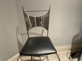 Set of 4 stools... custom made.. black and silver... $65 For One $240 For 4