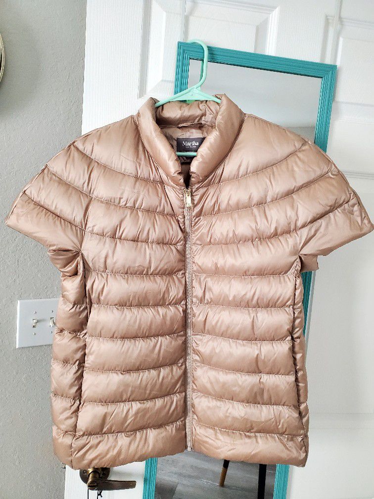 Martha Stwart  JACKET With Invisible Fleece Liner Zipper POCKETS WORN ONCE IN EXCELLENT CONDITION, SIZE L