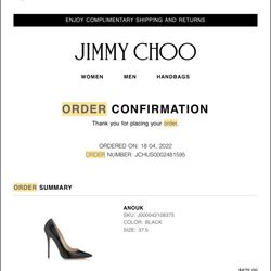 Black Jimmy Choo Heels 