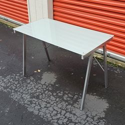 glass work desk
