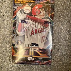 2022 Topps Baseball Fire Hobby Box, Two Autos