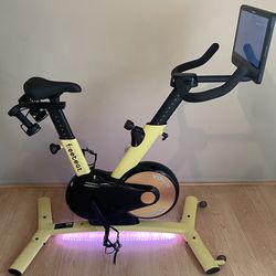 Free Beat BOOM Spin Bike Studio Trainer Exercise Bicycle Workout Stationary Upright