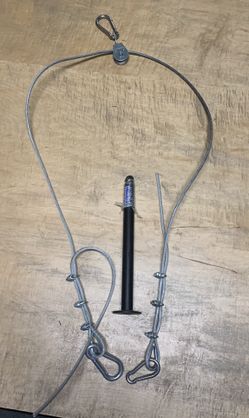 Pulley System Gym w/ Weight Holder