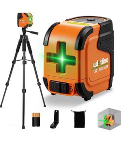 Cross Line Green Laser Level L90G w/ Pendulum Lock