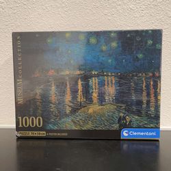1000 Puzzles + Poster High Quality Museum Collection Vincent Van Gogh Made in Italy