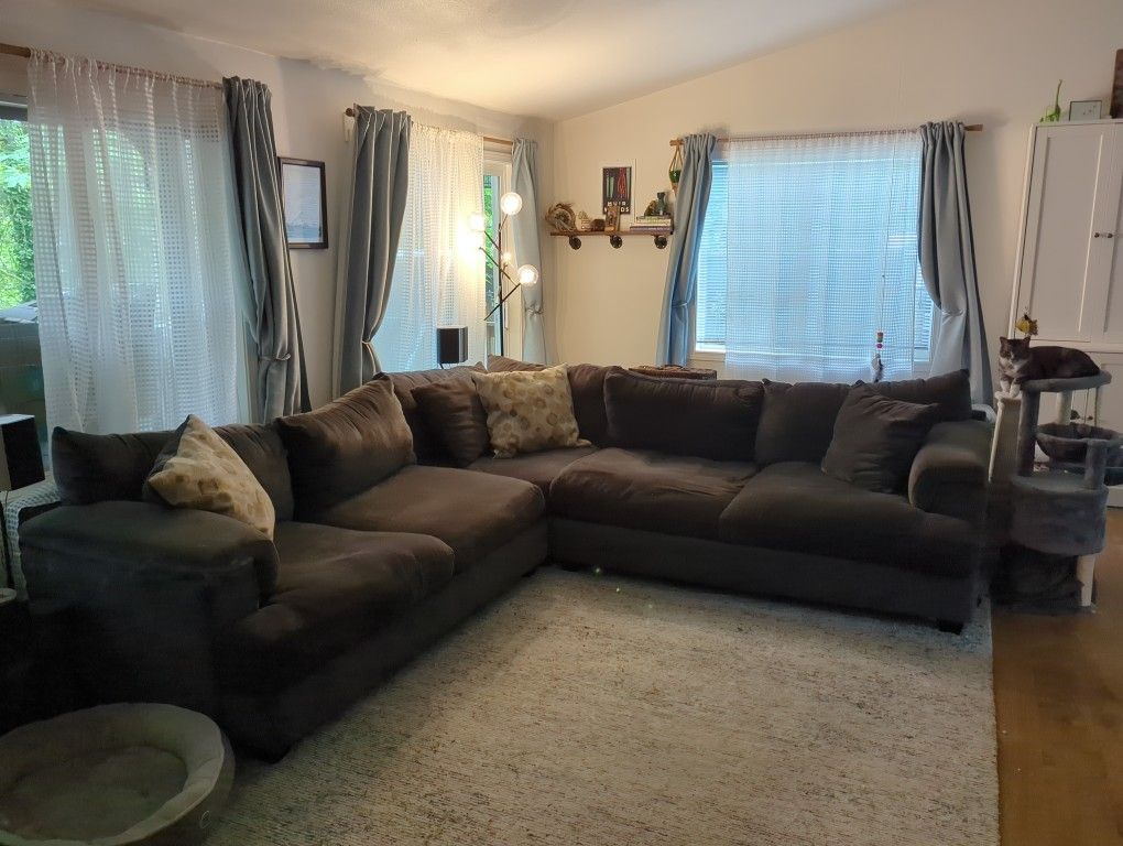 Used Dark Grey Couch