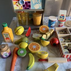 Wooden Kitchen Toys $35