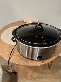 Crockpot 7-Quart Manual Slow Cooker - Stainless Steel