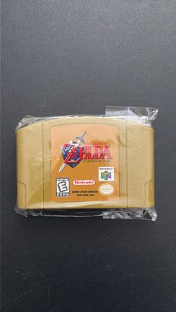 The Legend of Zelda: Ocarina of Time (Nintendo 64) - Authentic Gold Collector's Edition