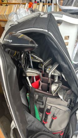 Golf Club set and caddytek