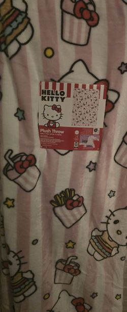 Hello Kitty Plush Throw