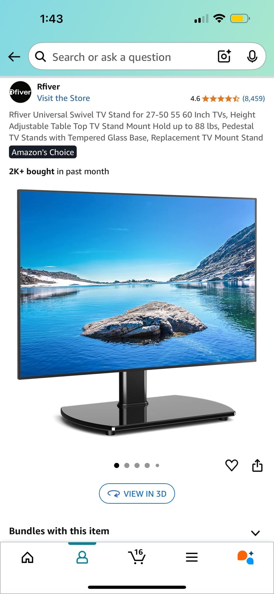 Universal Swivel TV Stand