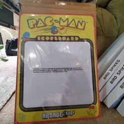 New Pac Man Arcade Tin Scoreboard