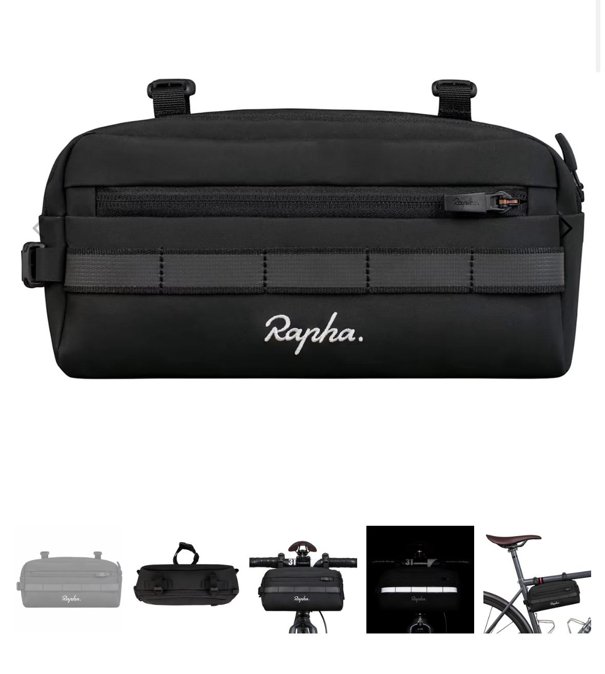 Rapha Bar Bag handlebar bag - Black