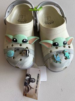 Baby yoda crocs